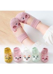 5 Pairs Cotton Kids Warm Socks Winter Socks For Baby Girls Cute Cartoon Newborn Toddler Casual Sports Socks Boys Socks 0-12 Years