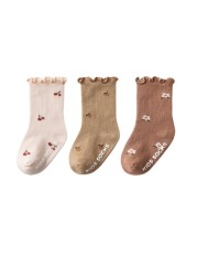 2021 New Baby Socks Comfortable Cotton Girls Socks For Newborn Baby 0-5 Years Baby Clothes Accessories