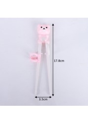 Cute Baby Learning Chopsticks Kids Cartoon Animal Chopsticks Beginner ABS Silicone Tableware Kids Chopsticks Kids Training Aid