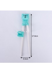 Cute Baby Learning Chopsticks Kids Cartoon Animal Chopsticks Beginner ABS Silicone Tableware Kids Chopsticks Kids Training Aid