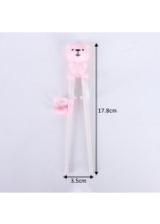 Cute Baby Learning Chopsticks Kids Cartoon Animal Chopsticks Beginner ABS Silicone Tableware Kids Chopsticks Kids Training Aid