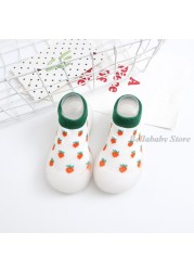 Leopard White Baby Shoes Fashion Unisex Spring Baby Floor Shoes Non-slip Soft Baby Booties Infant Shoes Plaid Cartoon Casual Shoes