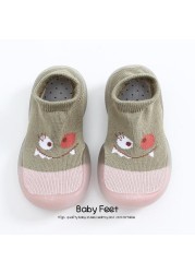 Baby Indoor Sock Shoes Kids Indoor Floor Anti-slip Slippers Outdoor Breathable Cotton Sock Shoes Baby Clothes Accessories