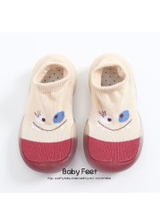 Baby Indoor Sock Shoes Kids Indoor Floor Anti-slip Slippers Outdoor Breathable Cotton Sock Shoes Baby Clothes Accessories