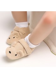 Baby Girl Knitted Boots First Walkers Snow Boots Newborn Baby Autumn Winter Cotton Warm Soft Sole Plush Prewalker 0-18days