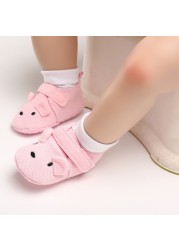 Baby Girl Knitted Boots First Walkers Snow Boots Newborn Baby Autumn Winter Cotton Warm Soft Sole Plush Prewalker 0-18days