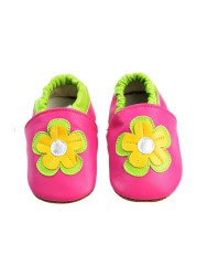 Unisex Infant Baby Shoes Toddler Toddler Baby Soft Soled Cowhide Bottom Skid-Proof Boys Girls Animal First Walkers 0-24 Month