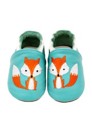 Unisex Infant Baby Shoes Toddler Toddler Baby Soft Soled Cowhide Bottom Skid-Proof Boys Girls Animal First Walkers 0-24 Month