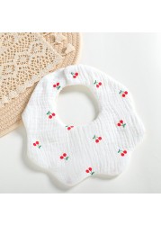 Baby Bibs Cotton Gauze Gauze Baby Kids Bandana Feeding Burp Cloths Soft Newborn Infant Saliva Towel Baby Girl Boy Accessories