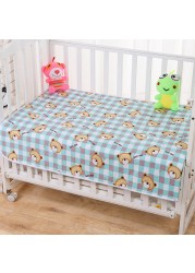 Waterproof Bed Sheet Baby Urine Changing Mat Cotton Reusable Infant Changing Diaper Mattress Cover Washable Newborn Crib Nappy Mattress