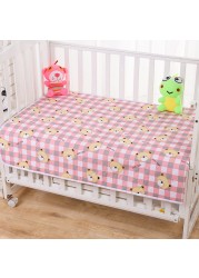 Waterproof Bed Sheet Baby Urine Changing Mat Cotton Reusable Infant Changing Diaper Mattress Cover Washable Newborn Crib Nappy Mattress