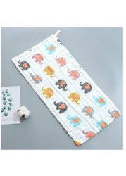 Six Layers Pure Cotton Baby Towel Cotton Gauze Combed Long Square Towel Newborn Washing Bath Towel 25x50cm