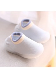 Baby Socks Shoes Infant Color Matching Cute Kids Boys Shoes Doll Soft Soled Baby Floor Socks Baby Girls First Walkers Shoes