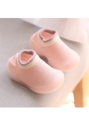 Baby Socks Shoes Infant Color Matching Cute Kids Boys Shoes Doll Soft Soled Baby Floor Socks Baby Girls First Walkers Shoes