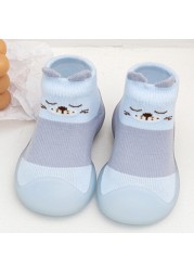 Baby Socks Shoes Infant Color Matching Cute Kids Boys Shoes Doll Soft Soled Baby Floor Socks Baby Girls First Walkers Shoes