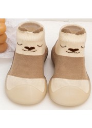 Baby Socks Shoes Infant Color Matching Cute Kids Boys Shoes Doll Soft Soled Baby Floor Socks Baby Girls First Walkers Shoes