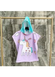 Cartoon Baby Toddler Hooded Cloak Infant Bathrobe Baby Bath Towel Robe Cotton Boy Girl Beach Robe Dinosaur Cape Newborn Wrap Blanket