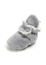 Newborn Baby Socks Shoes Boy Girl Star Toddler First Walkers Socks Cotton Comfort Soft Anti-slip Warm Crib Infant Shoes