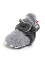 Newborn Baby Socks Shoes Boy Girl Star Toddler First Walkers Socks Cotton Comfort Soft Anti-slip Warm Crib Infant Shoes