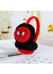 Winter Plush Earmuffs For Baby Boys Girls Cute Cartoon Warm Spider Earmuffs For Kids Over 4 Years Old