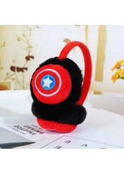 Winter Plush Earmuffs For Baby Boys Girls Cute Cartoon Warm Spider Earmuffs For Kids Over 4 Years Old