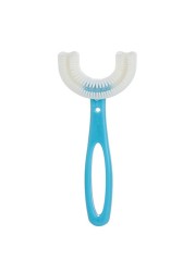 Baby Toothbrush U Shape 360 ​​Degree Teether Infant Toothbrush Silicone Toddler Toddler Toothbrush Oral Care Cleaning