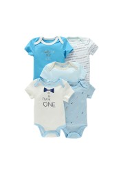 5pcs baby girl/boy bodysuit clothes for newborns high quality summer romper jumpsuits short sleeve infant girls clothes