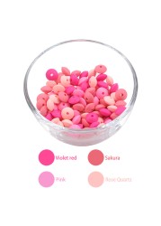 50pcs/lot 12mm Silicone Lentils Silicone Beads BPA Free DIY Magic Newborn Nursing Accessory Teething Necklace Teething Toy