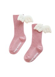 Baby Socks New Kids Toddlers Girls Knee High Long Soft Cotton Lace Baby Children Socks Baby Girl Socks 0 to 3 Years Autumn Clothes