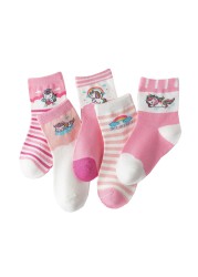 5pairs/lot Cute Cartoon Baby Girls Socks Winter Thicken Soft Kawaii Infant Toddler Socks Cotton Baby Boy Sports Socks for 1-12Y