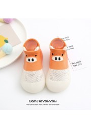 Children's Sock Shoes Summer Hollow Out Cartoon Anti-Skidding Baby Girl Outdoor Shoes Baby Boys Shoes First Walking Shoes 2022