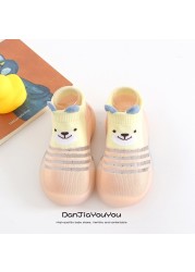 Children's Sock Shoes Summer Hollow Out Cartoon Anti-Skidding Baby Girl Outdoor Shoes Baby Boys Shoes First Walking Shoes 2022