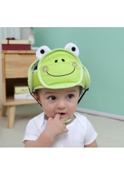 Baby Safety Helmet Anti-fall Head Protection Cover Cute Cartoon Animal Boy Girl Baby Toddler Walk Learning Anti-collision Headwear