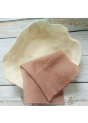 Newborn Photography Fleece Felt Wrap Petal Wrap Infant Baby Felted Fleece Square Blanket Basket Filler Stuffer Studio Photo Props