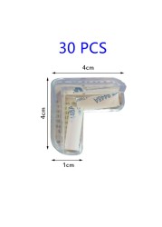 10/20/30/40 قطع الطفل سيليكون حامي السلامة حماية جانبية الجدول من الأطفال مكافحة الاصطدام حافة زوايا الحرس غطاء