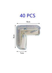 10/20/30/40 قطع الطفل سيليكون حامي السلامة حماية جانبية الجدول من الأطفال مكافحة الاصطدام حافة زوايا الحرس غطاء