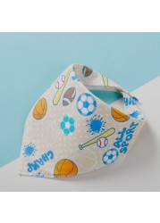 1pc Newborn Saliva Towel Gauze Baby Towels Boys Girls Bandana Bibs Kids Cute Feeding Apron Infant Cartoon Drooping Burp Cloths