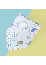 1pc Newborn Saliva Towel Gauze Baby Towels Boys Girls Bandana Bibs Kids Cute Feeding Apron Infant Cartoon Drooping Burp Cloths