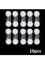 10pcs Baby Cabinet Locks Strap Drawer Lock Baby Anti Open Refrigerator Lock Home Baby Anti Pinch Safety Protection Buckle