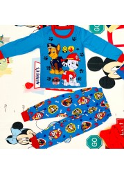 New Children's Set Kids Sleepers Woody Boys Girls Toy Cartoon Story Long Sleeve Buzz Pajamas Lightweight Sleepwear Free Shipping