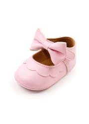 New Baby Boys Girls Leather Rubber Anti-slip First Walkers Baby Shoes Newborn Baby Girls Shoes