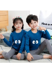 Boys Dinosaur Pajamas Children Sleepwear For 6 8 10 12 Years Kids Pajamas 100 Cotton Animal Cartoon Homewear Pajamas Suits