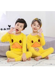 Boys Dinosaur Pajamas Children Sleepwear For 6 8 10 12 Years Kids Pajamas 100 Cotton Animal Cartoon Homewear Pajamas Suits