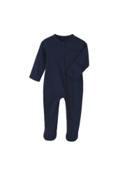 Newborn Baby Clothes 100% Cotton Solid Color Jumpsuit Zipper Baby Bottoms Baby Boys Girls Spring Clothes