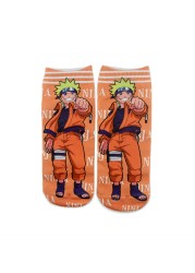 Naruto Japanese Fashion Socks Cartoon Boy Autumn Winter 2021 Girl Creative Sports Socks Casual Breathable Christmas Gift Kids Socks