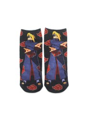 Naruto Japanese Fashion Socks Cartoon Boy Autumn Winter 2021 Girl Creative Sports Socks Casual Breathable Christmas Gift Kids Socks