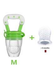 2 in 1 Baby Nibbler Pacifiers Feeder Cartoon Kids Fruit Food Feeding Nipples Safe Feeding Supplies Nipple Nipple