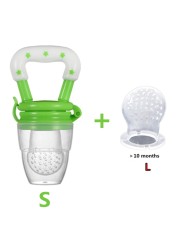 2 in 1 Baby Nibbler Pacifiers Feeder Cartoon Kids Fruit Food Feeding Nipples Safe Feeding Supplies Nipple Nipple