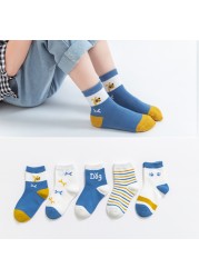 5pairs/lot Cute Baby Girls Socks Summer Cotton Children Socks Infant Toddler Baby Toddler Socks Kids Cotton Socks Calcetines Bebe