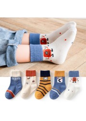 5pairs/lot Cute Baby Girls Socks Summer Cotton Children Socks Infant Toddler Baby Toddler Socks Kids Cotton Socks Calcetines Bebe